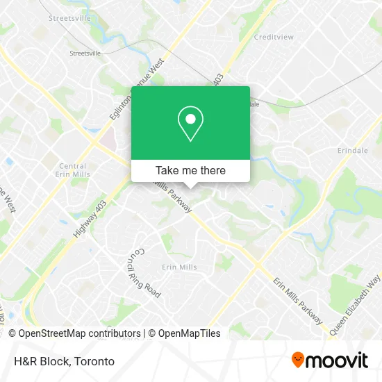 H&R Block map