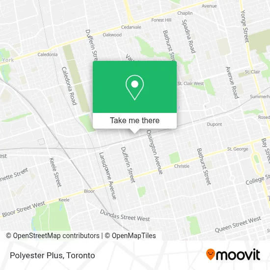 Polyester Plus map