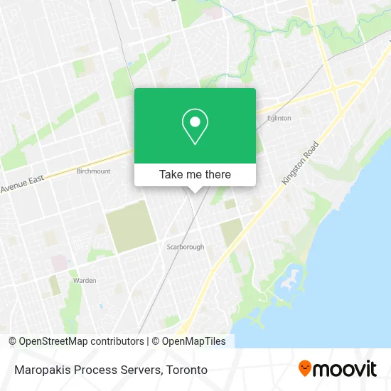 Maropakis Process Servers map