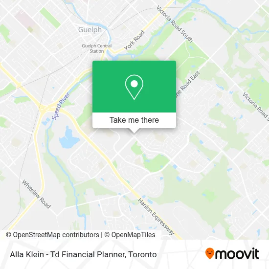Alla Klein - Td Financial Planner map