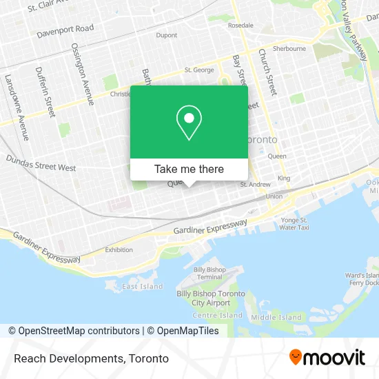 Reach Developments map