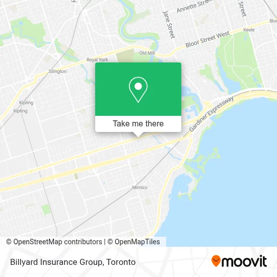 Billyard Insurance Group map