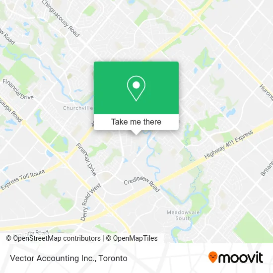 Vector Accounting Inc. map