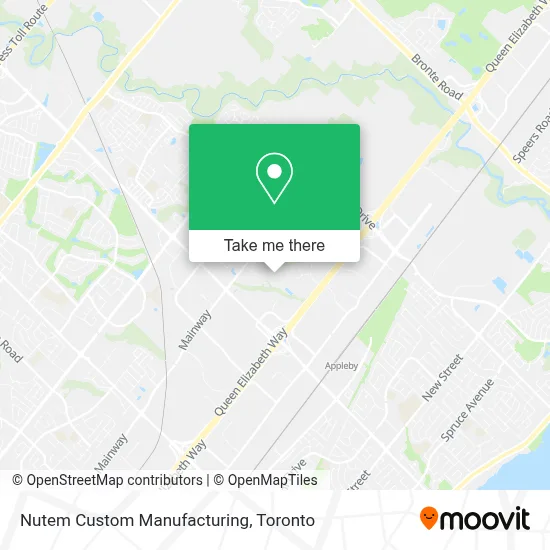 Nutem Custom Manufacturing map
