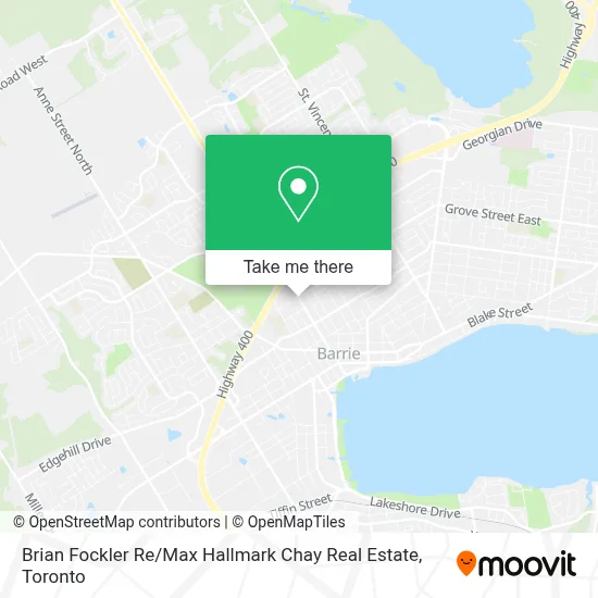 Brian Fockler Re / Max Hallmark Chay Real Estate map