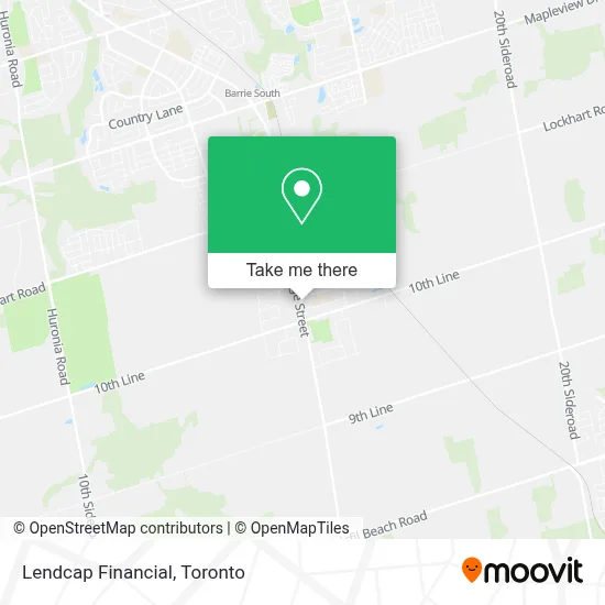 Lendcap Financial map