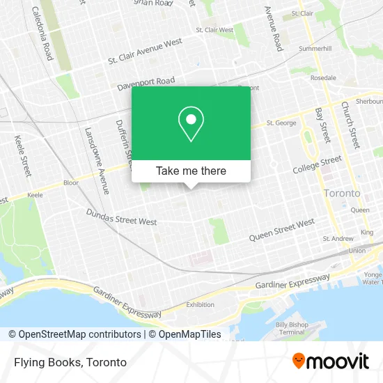 Flying Books map
