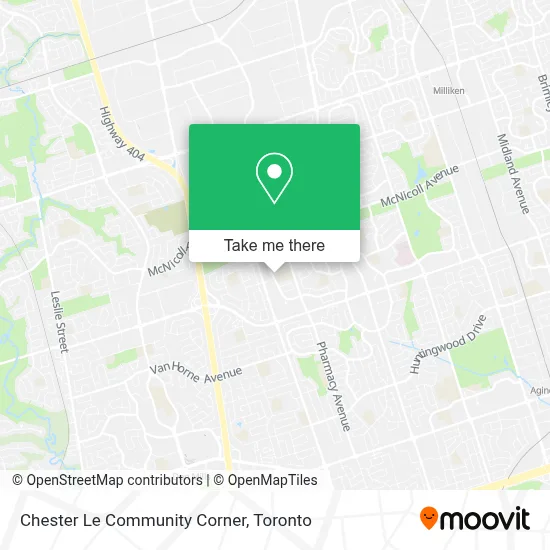 Chester Le Community Corner map
