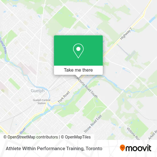 Athlete Within Performance Training map