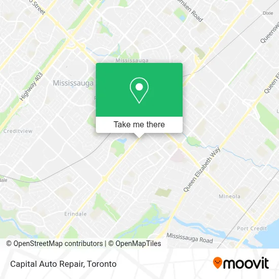 Capital Auto Repair map