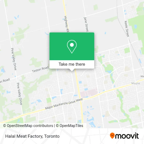 Halal Meat Factory map