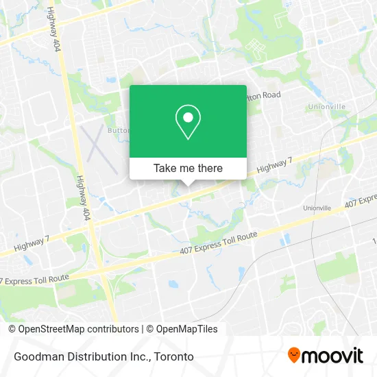 Goodman Distribution Inc. map