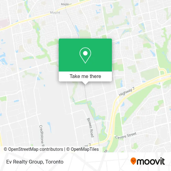Ev Realty Group map