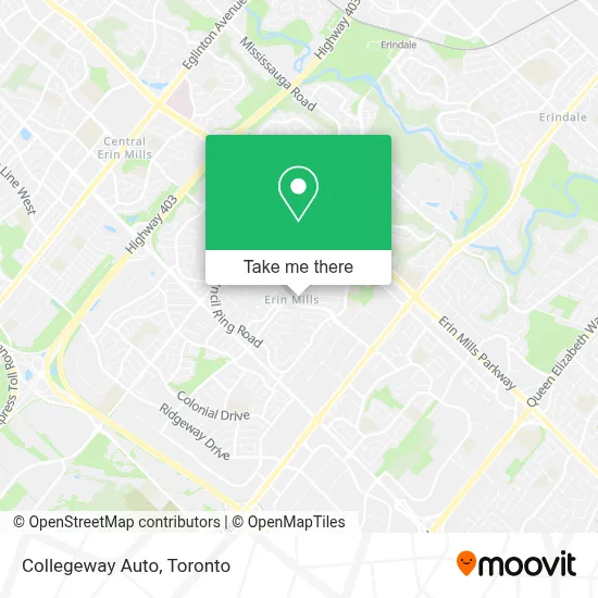 Collegeway Auto map