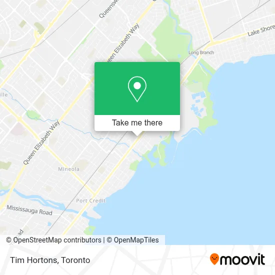 Tim Hortons map