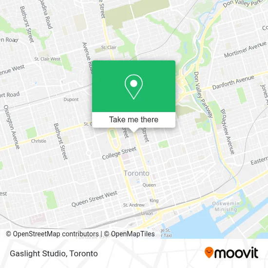 Gaslight Studio map