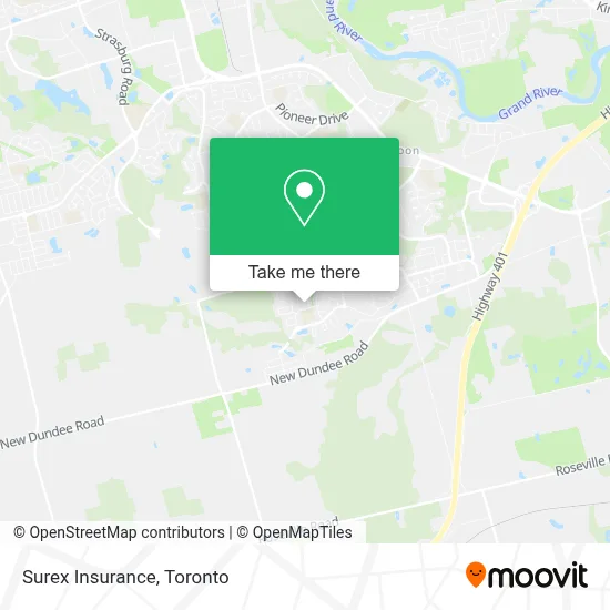 Surex Insurance map