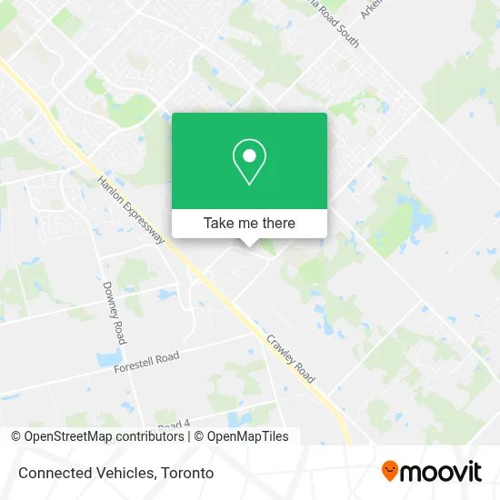Connected Vehicles map