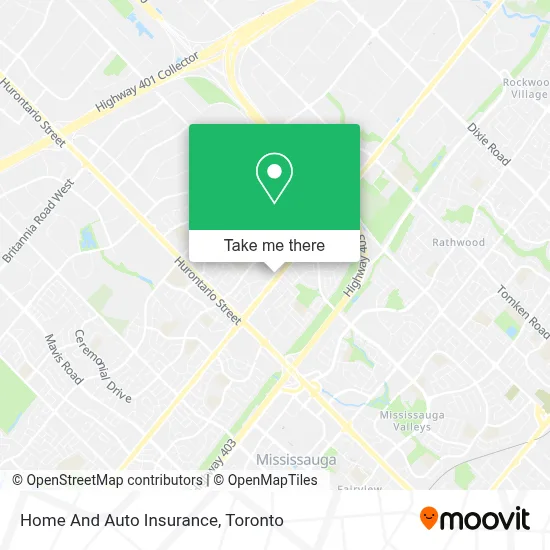 Home And Auto Insurance map