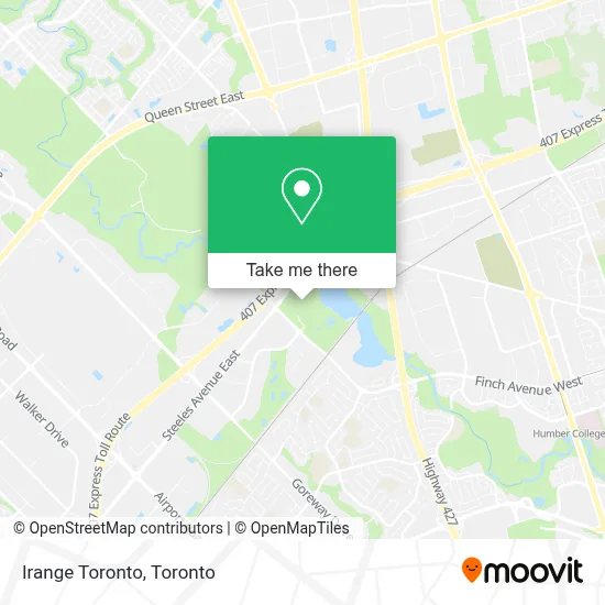 Irange Toronto map