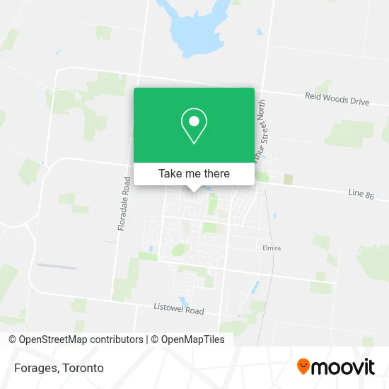 Forages map