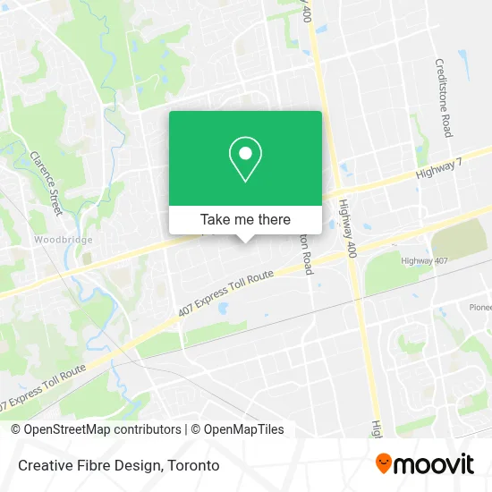 Creative Fibre Design map