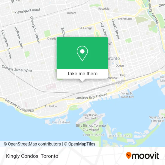 Kingly Condos map