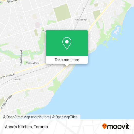 Anne's Kitchen map