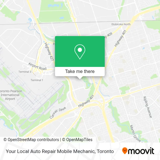 Your Local Auto Repair Mobile Mechanic map