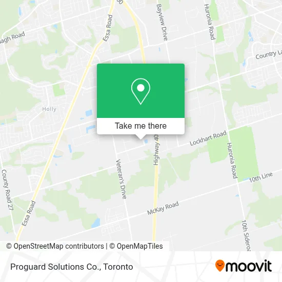 Proguard Solutions Co. map