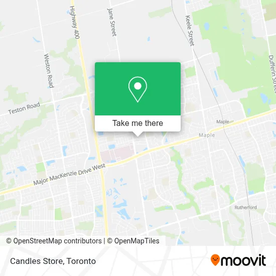 Candles Store map