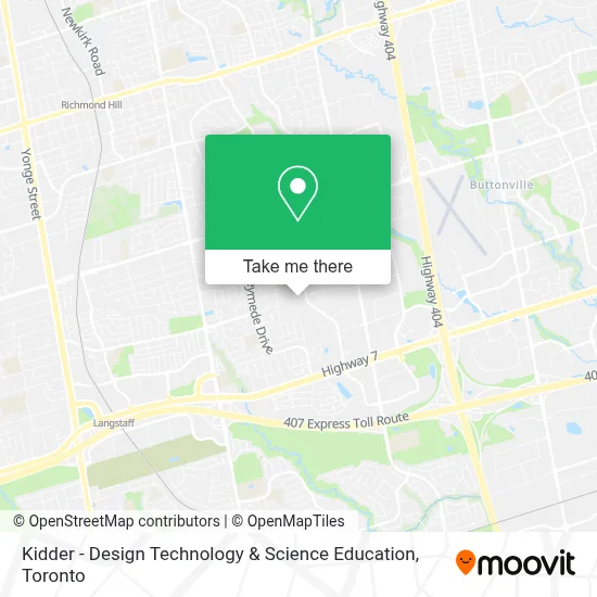 Kidder - Design Technology & Science Education map