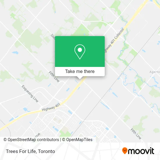 Trees For Life map