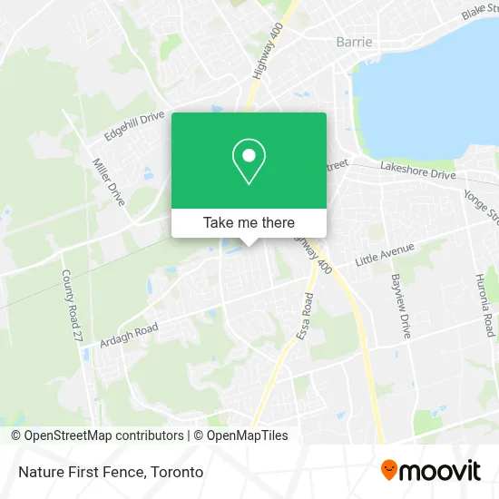 Nature First Fence map