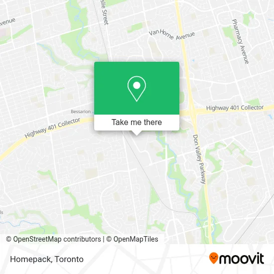 Homepack map