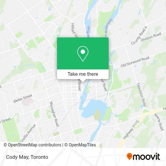 Cody May map
