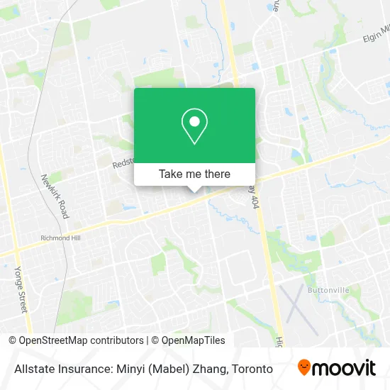 Allstate Insurance: Minyi (Mabel) Zhang map