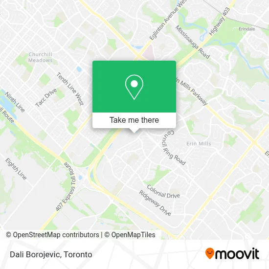 Dali Borojevic map