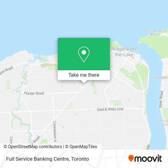 Full Service Banking Centre map
