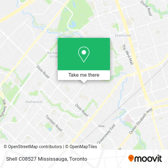 Shell C08527 Mississauga map