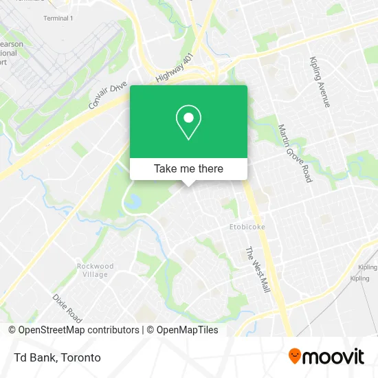 Td Bank map