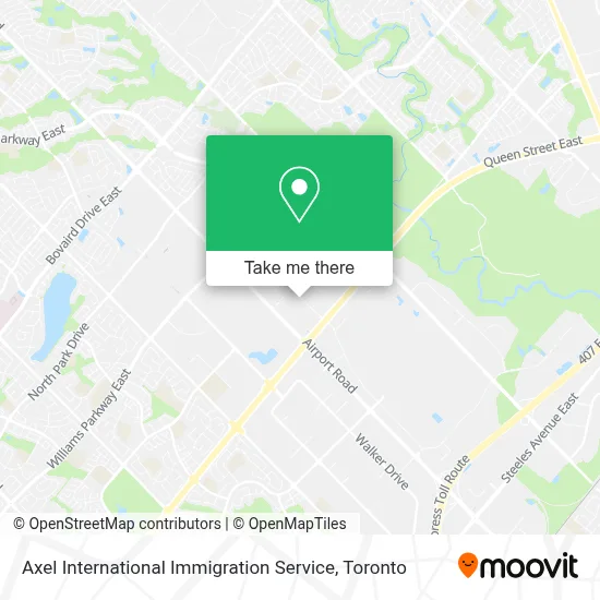Axel International Immigration Service map
