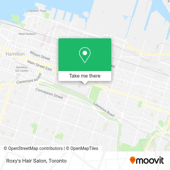 Roxy's Hair Salon map
