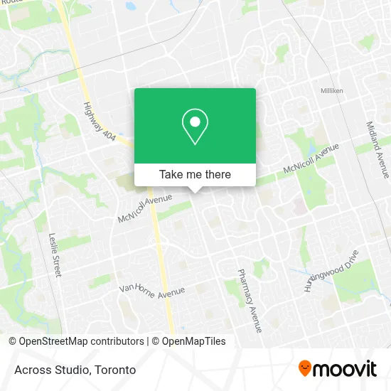 Across Studio map