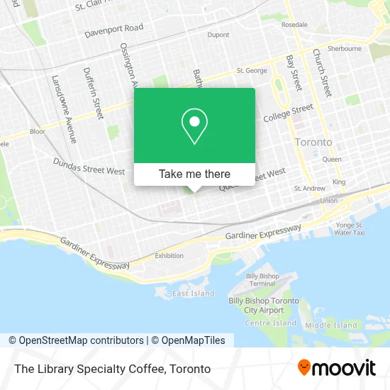 The Library Specialty Coffee map