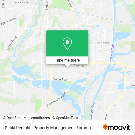 Simki Rentals - Property Management map