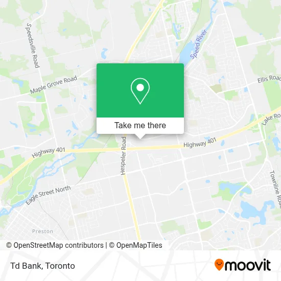 Td Bank map