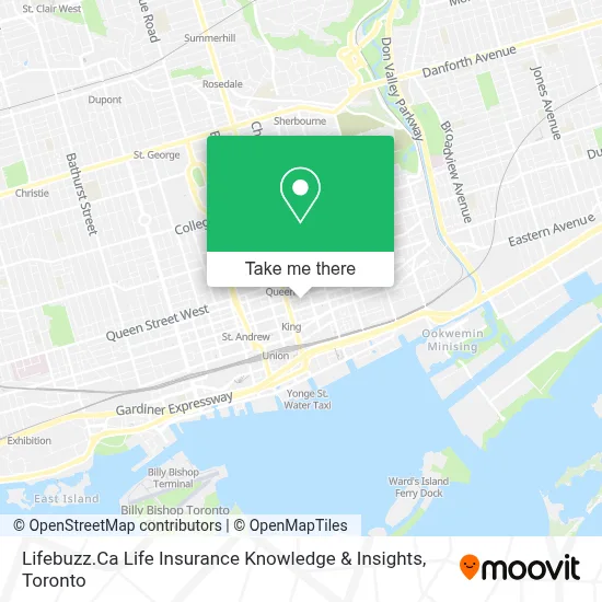 Lifebuzz.Ca Life Insurance Knowledge & Insights map