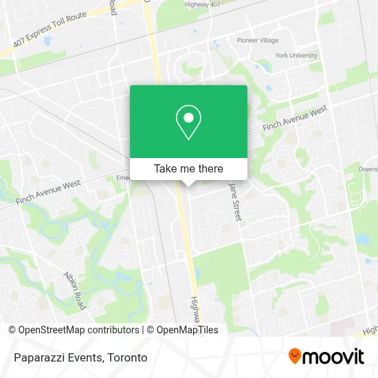 Paparazzi Events map