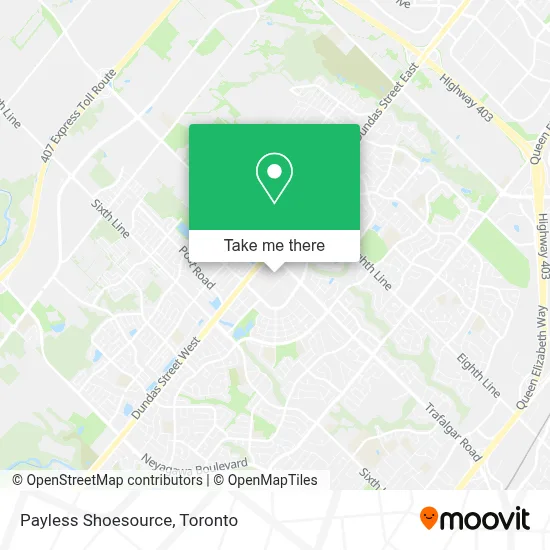 Payless Shoesource map